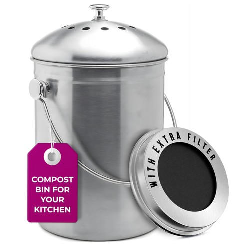 Countertop compost bin kitchen - compost,